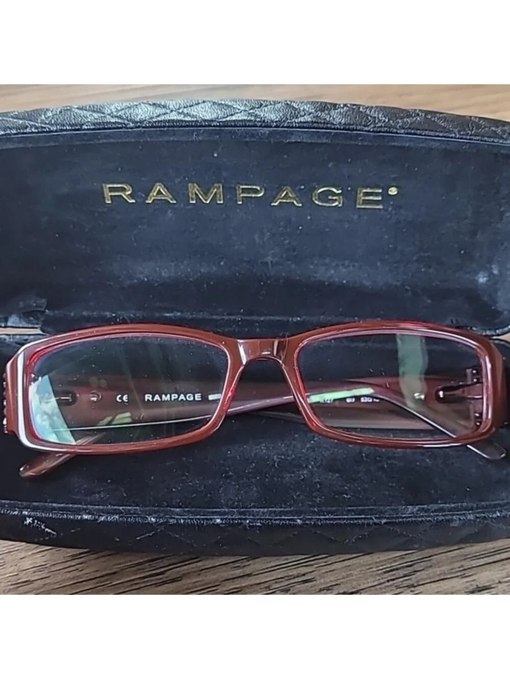 Brand New Rampage Women's Red Sunglasses with Case - Stylish and Chic